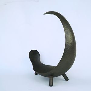 Elegante y moderno jarrón Ikebana de cobre hecho a mano tradicional japonés arreglo de flores decoración del hogar florero de Metal de exhibición Floral - Product Image 3