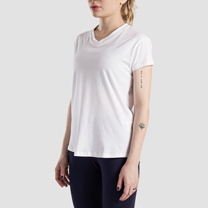 Premium Mujeres Moda Camisetas Fabricantes Casual Algodón Tops Proveedores Elegante Moda Vendedores Venta al por mayor Ropa OEM - Product Image 5