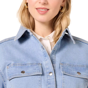 Vestes en jean pour femmes Vente en gros de vestes en jean de haute qualité Veste en jean surdimensionnée délavée à l'acide pour femmes Design Denim Regular Wear - Product Image 6