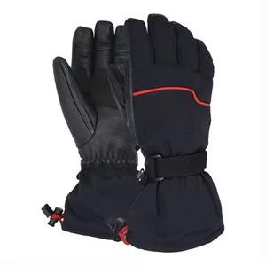La mejor tarifa Guantes de invierno de alta calidad duradera para hombres Guantes de esquí impermeables a prueba de viento Cuero de alta calidad Cálido para la nieve del invierno - Product Image 6