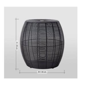 La última mesa auxiliar de estilo único en forma redonda para el hogar, sala de estar, uso decorativo, mesa auxiliar de Metal en diseño de alambre - Product Image 5