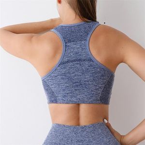 Venta al por mayor de ropa de fitness de las mujeres de fábrica personalizada sublimación Crop Sports Bra Activewear Premium suave cómodo ropa de gimnasio - Product Image 2