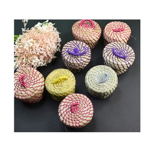 Sabai Grass Basket Handmade by Skilled Artisans with Elegant Rustic Style for <b>Storage</b> Organization and Eco Friendly Living - Product Image 3