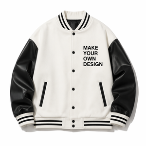 HEAVYWEIGHT VARSITY <b>JACKET</b> CUSTOM LOGO CHENILLE PATCH <b>BASEBALL</b> COLLEGE <b>JACKET</b> PRIVATE LABEL OEM ODM FACTORY - Product Image 2