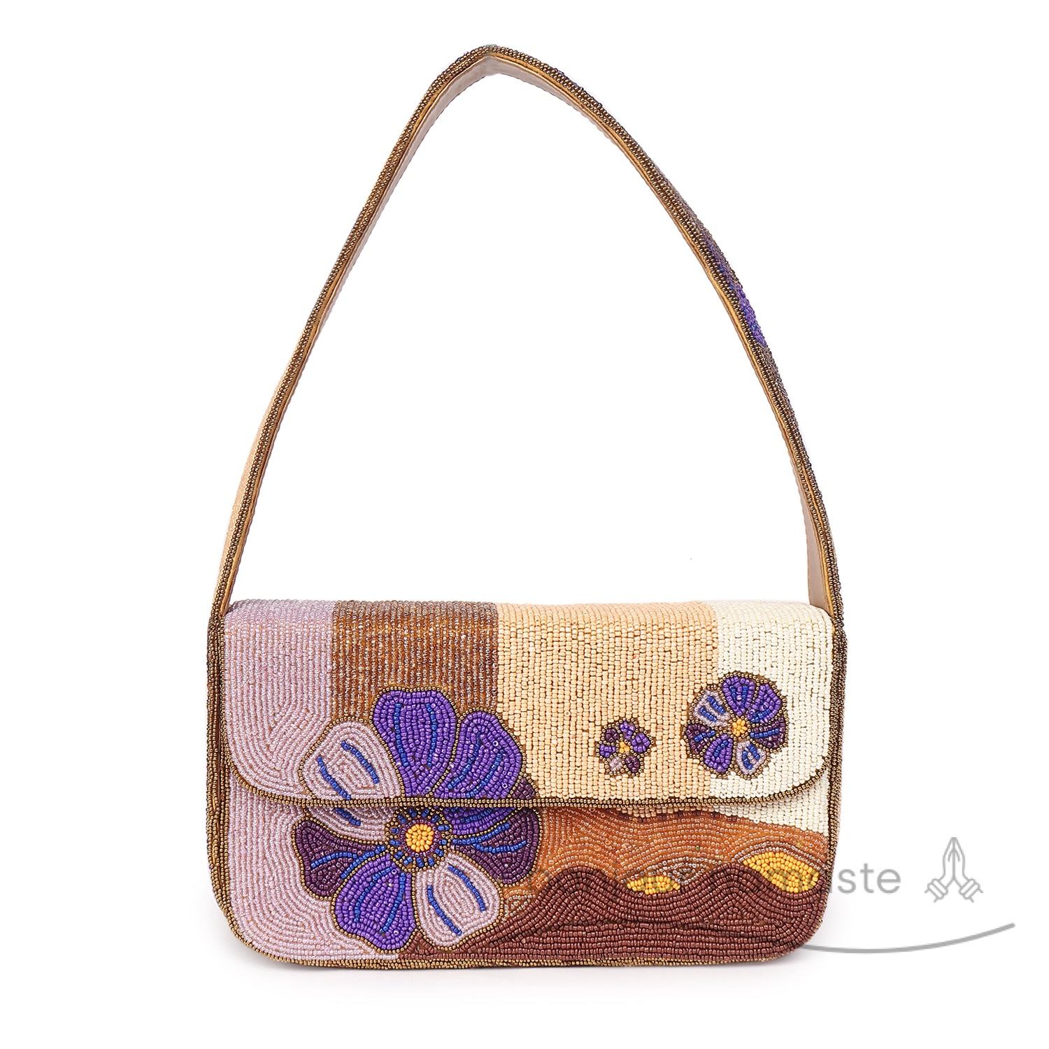 Multicolor (Purple, lavender, baby pink, brown & yellow)