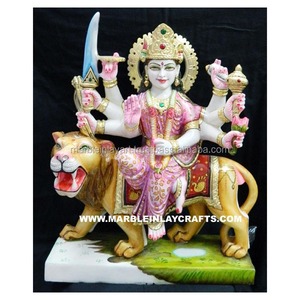 Estatua decorativa de mármol Durga Maa - Product Image 1