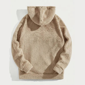 Wholesale Oversized <b>Hoodie</b> Pullover Hooded Sweatshirt Vintage Heavyweight <b>Men's</b> Streetwear 100% Cotton <b>Sherpa</b> Hoodies for <b>Man</b> - Product Image 2