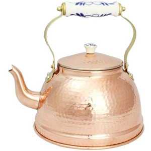 <b>Turkish</b> Copper <b>Pot</b> Italian Antique Look Vintage Design Eco-Friendly <b>Coffee</b> & Tea - Product Image 3