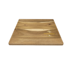 Assiette en bois avec logo personnalisé, OEM, vaisselle naturelle pour marques privées - Product Image 5