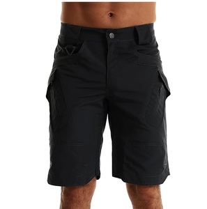 Pantalones cortos Cargo al por mayor más vendidos, pantalones cortos Cargo de algodón tejido elástico de cintura media, pantalones cortos Cargo lisos para hombre, pantalones cortos de entrenamiento para gimnasio - Product Image 3