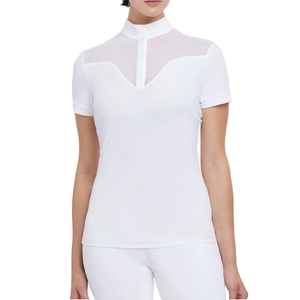 Women Horse Riding Shirt Lightweight Athletic Fit Long Sleeve Equestrian Top <b>Stretch</b> Fabric Moisture Control Riding Apparel - Product Image 1