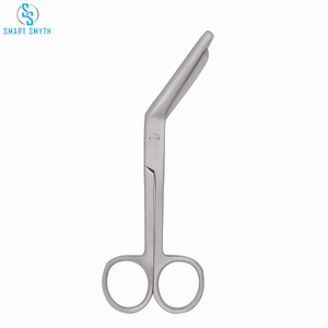 Ciseaux d'opération chirurgicale Pinces et ciseaux à bandage avec poignées imprimées de logo Ciseaux à bandage 2025 - Product Image 6