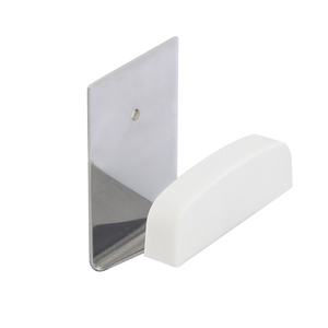 Gancio adesivo, acciaio inossidabile, metallico/bianco - Product Image 3