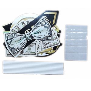 Kit di Accessori per Foto a Tema Denaro, Oggetti di Scena per Selfie con Dollari per Feste di Compleanno, Matrimoni, Addii al Nubilato, Lauree - Product Image 6
