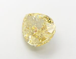 ลูกแพร์ตัดแฟนซี6.35มีสไตล์สีเหลืองเข้มห้องปฏิบัติการ CVD เพชรที่ปลูก IGI เครื่องประดับระดับไฮเอนด์ได้รับการรับรอง - Product Image 3