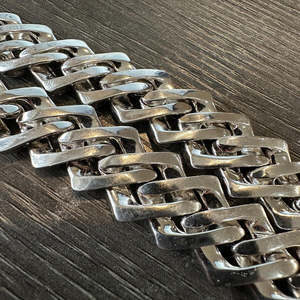 Elegante Moissanite Descolorido Cuba Link Chain Iced Out Accesorio para Joyería de Moda - Product Image 3