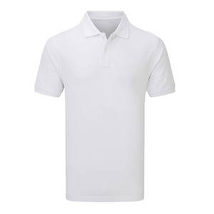 Jersey de algodón al por mayor cuello de punto plano 180GSM camisas de golf para adultos - Product Image 2