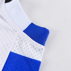 Maillot de basket-ball en maille de Polyester à Sublimation personnalisée, tissu respirant à séchage rapide - Product Image 6