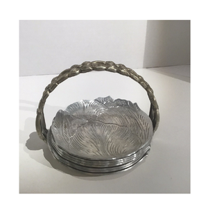 ที่รองแก้วอลูมิเนียม6ชิ้นสำหรับใส่เครื่องดื่มในห้องครัว - Product Image 1