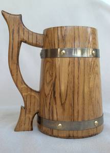 Viking Organic Material Eco-Friendly Polished Horn <b>Beer</b> Mug - Product Image 6