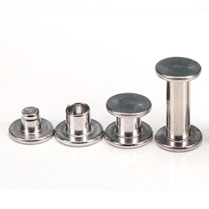 Rivet semi-tubulaire à tête plate en acier inoxydable SS304 personnalisé OEM ODM, écrou mâle-femelle GB12617 - Product Image 1