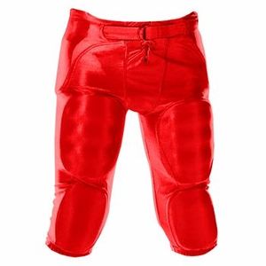 Pantalon de football américain rembourré bleu pour homme avec fermeture à boucle, coupe ajustée, adapté à toutes les saisons, couleur unie, matière polyester - Product Image 6