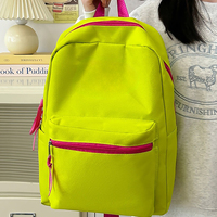 Sac à dos en toile noire avec fermeture éclair, grande capacité 36-56L, imperméable, pour l'école, les voyages, hommes, femmes, décontracté, unisexe, étudiant, usage quotidien
