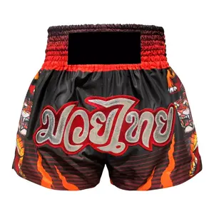 Nouvelle tendance de shorts de boxe à la mode en gros nouvel arrivage de shorts de boxe muay-thaï avec logo personnalisé - Product Image 1