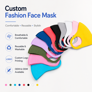 <span class=keywords><strong>Masque</strong></span> facial tendance avec logo <span class=keywords><strong>personnalisé</strong></span>, réutilisable, <span class=keywords><strong>lavable</strong></span>, respirant, en PU - Product Image 1