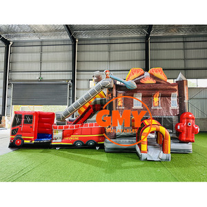 Nouvelle maison gonflable de rebond de thème de <span class=keywords><strong>plage</strong></span> de lunettes de soleil de conception avec la maison sautante combinée de glissière d'eau à vendre - Product Image 2