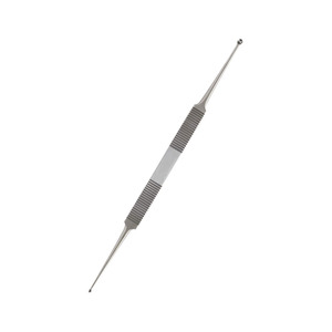 Curette de haute qualité pour la maison, double extrémité, 180 mm de long, droite, en acier chirurgical inoxydable, manuelle, réutilisable, certifiée CE, instrument ORL - Product Image 6