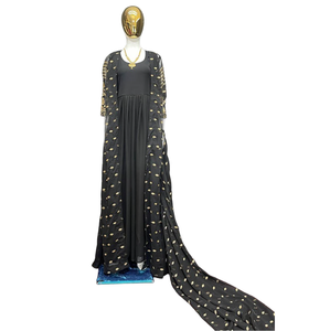 Vestido de Koti de Georgette pesado de nuevo diseñador para mujer, vestido elegante de trabajo bordado que incluye Dupatta con inspiración natural - Product Image 1