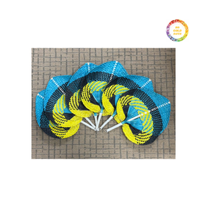 Handfan en bambou tissé à partir de bandes de bambou naturel, idéal pour le refroidissement d'été, les fêtes et l'artisanat traditionnel, origine Vietnam - Product Image 5