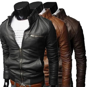 Veste en cuir Veste en cuir de mode pour hommes Veste en cuir de haute qualité fabriquée au Pakistan - Product Image 3