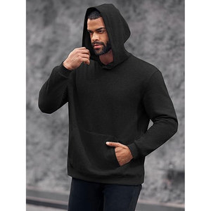 เสื้อกันหนาวมีฮู้ดกระเป๋าจิงโจ้มีฮู้ดแขนยาวมีฮู้ดระดับต่อไปน้ำหนักแบรนด์หนัก - Product Image 3