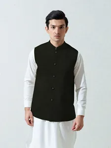Dernière conception bon marché de gilet pour hommes pour la vente en gros, gilet de qualité supérieure, gilet pakistanais - Product Image 4