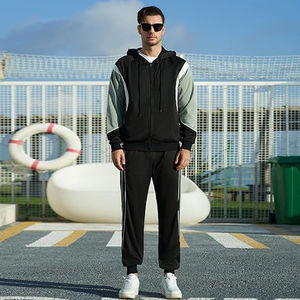 Conjunto de chándal personalizado de poliéster de invierno para hombre, ropa deportiva de gimnasio para hombre, de la mejor calidad, al por mayor, 2025 - Product Image 5