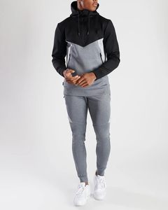 Customize Unisex French Terry Cotton Jacket Sweat Pants Tracksuit Custom Sweatpants and Hoodie Jogger Sets <b>Track</b> <b>Suit</b> for Men - Product Image 5