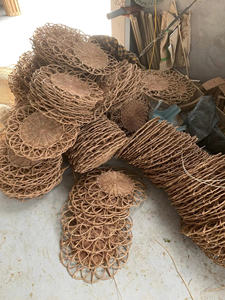 Sophisticated Vintage Rattan Charger Plate for Dinner Tables Affordable Rustic Rattan Charger Plate for Dining Rooms - Product Image 6