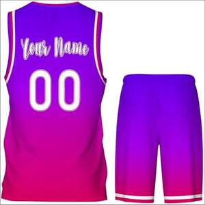 Traje de baloncesto personalizado para hombres universitarios logotipo personalizado impreso American Jersey uniforme de equipo de juego logotipo personalizado uniforme de baloncesto - Product Image 3