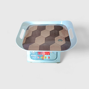 Fabricants de plateaux en mélamine LOGO personnalisé Plateaux roulants en mélamine plastique Plateau de service en mélamine grande taille en gros - Product Image 4