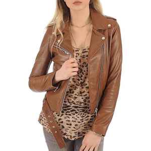 Chaqueta de Cuero para Mujer al por Mayor |   Producción OEM Personalizada - Product Image 6