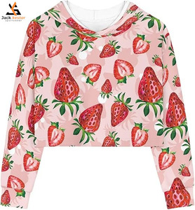 Sweat-shirt à capuche rayé décontracté pour femme Dream Merch à manches longues avec col doublé, haut court, sweat-shirt d'hiver - Product Image 1