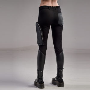 Pantalons d'hiver en PU évasés pour femmes, prix bas, haute qualité, tendance 2025, anti-rides, sportifs, longueur totale - Product Image 2