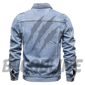 Women's Denim <b>Trucker</b> <b>Jacket</b> Full Sleeve Solid Black Button Collar Button Closure Washed Cotton Winter Coat Breathable - Product Image 6