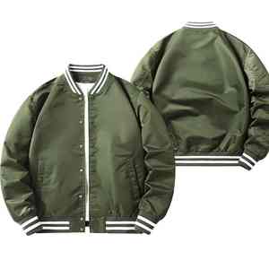 Nouvelle veste d'hiver tendance pour hommes meilleure qualité toile légère design universitaire brodé style baseball - Product Image 4