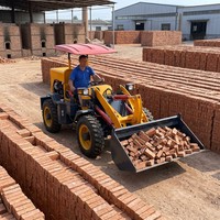 4 	 Mini-chargeuse sur pneus diesel robuste WGZN 4x4, capacité de levage 35M, 82516, articulée, pour travaux de terrassement, CE OEM ODM, construction et agriculture