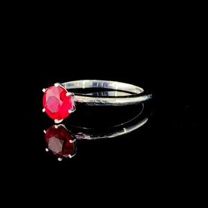 แหวนเพชรโมอิสสีเงินสเตอร์ลิง925สวยงามสำหรับงานหมั้นวันครบรอบแต่งงานหรือปาร์ตี้สไตล์อินเทรนด์เป็นของขวัญ - Product Image 1