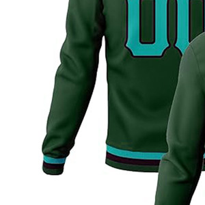 Chaquetas universitarias de último diseño para hombre, chaqueta transpirable con botones de retazos, chaquetas de béisbol con logotipo personalizado Letterman - Product Image 6