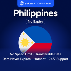 Eskimo Philippines 5GB eSIM Pas de date de validité des données Données de voyage à grande vitesse 5G/4G Pas de carte SIM physique requise S-PH-05 - Product Image 1